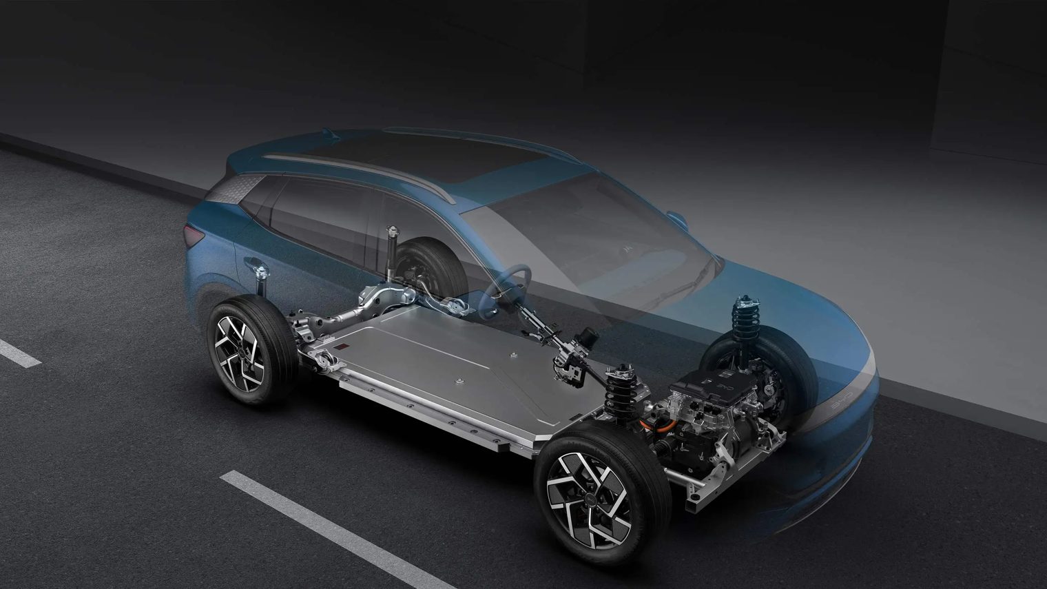 Blade-batteriet og plattformen i BYD Atto 3