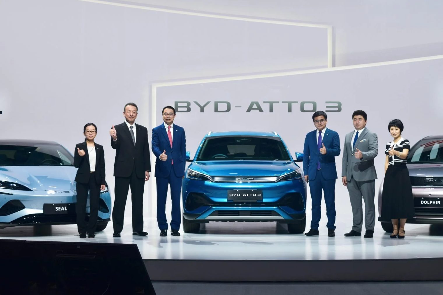 BYD Atto 3 lansering med Seal og Dolphin