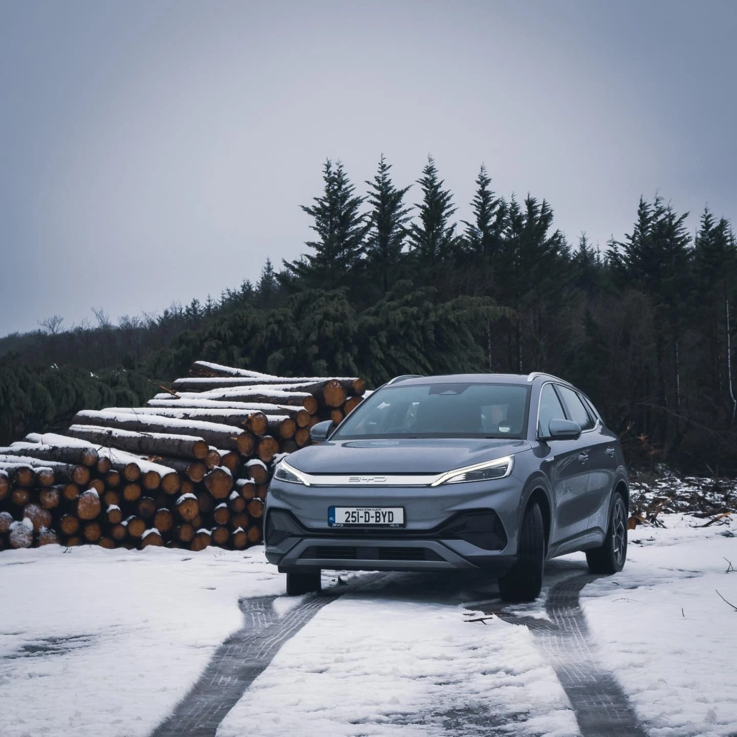 BYD Atto 3 på vinterføre i Norge