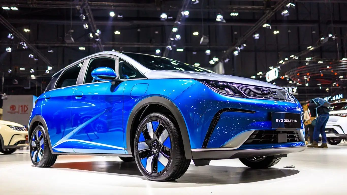 BYD Dolphin på utstilling