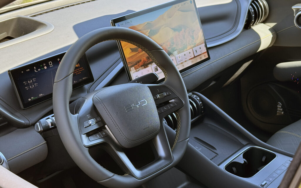 Interiør i BYD EVO 4x4