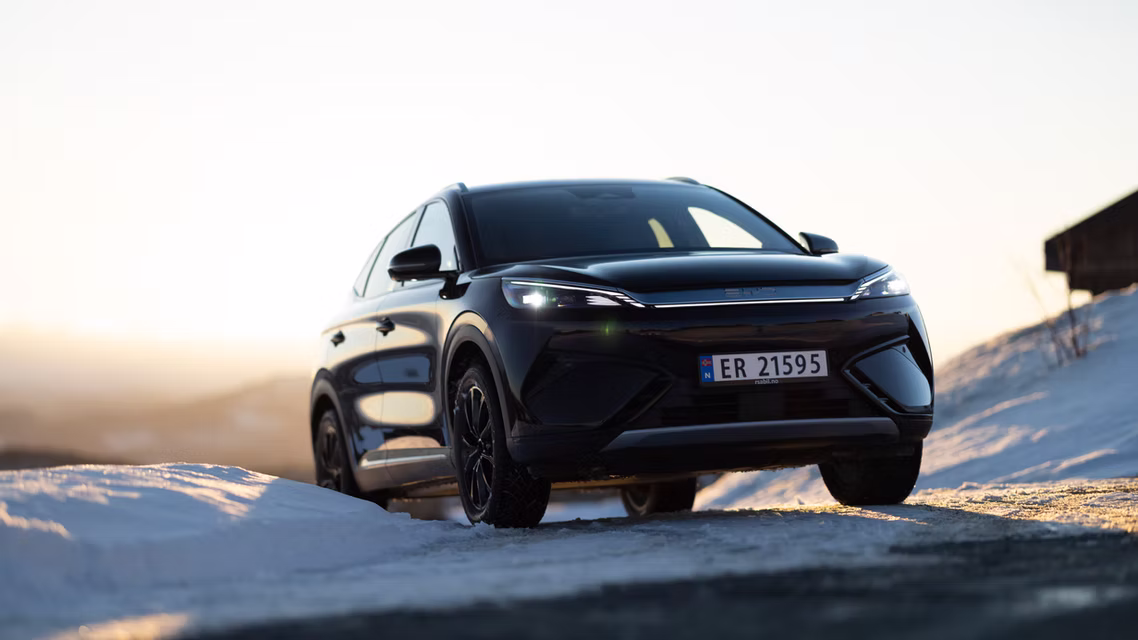 BYD EVO 4x4 på vinterføre i Norge