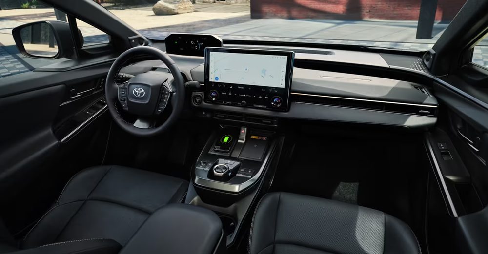 Interiør i Toyota bZ4X