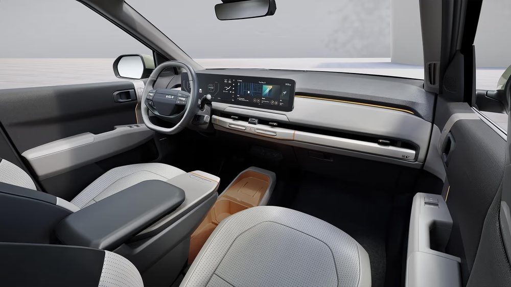 Interiør i Kia EV3
