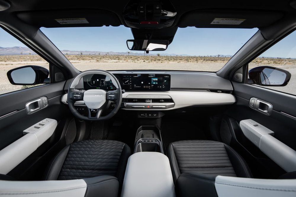 Interiør i Kia EV4