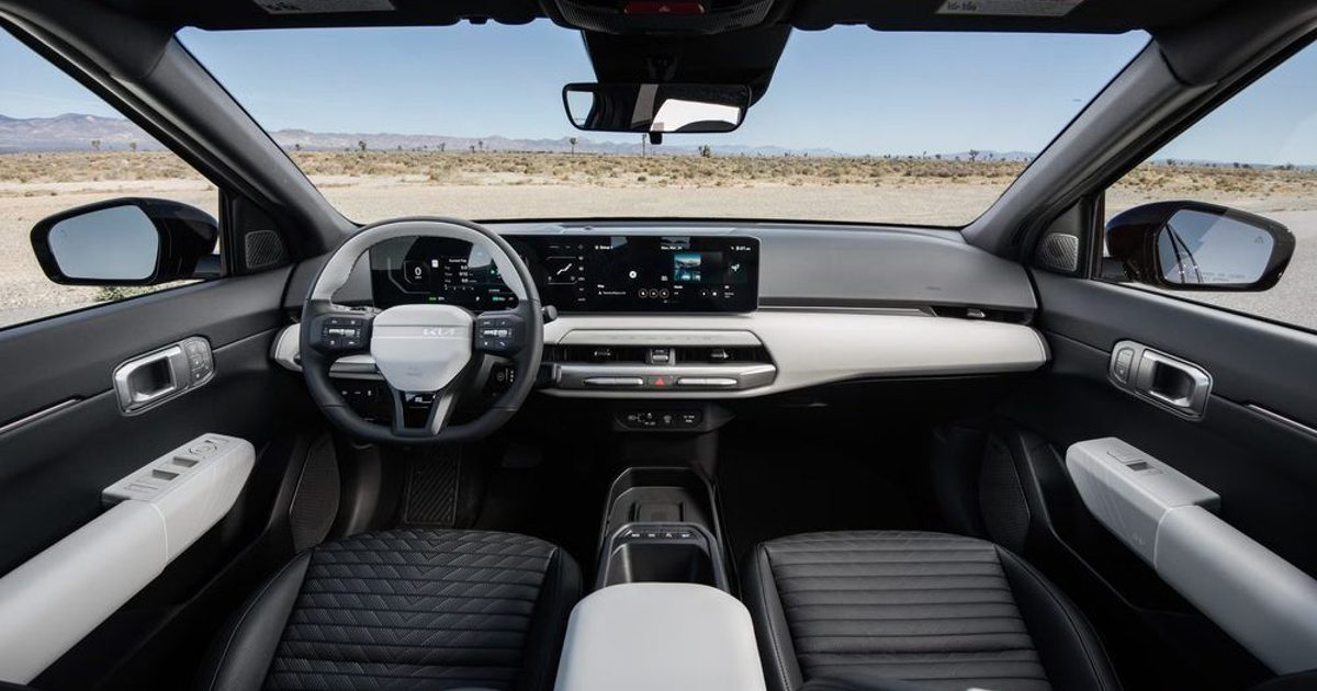 Interiør i Kia EV4