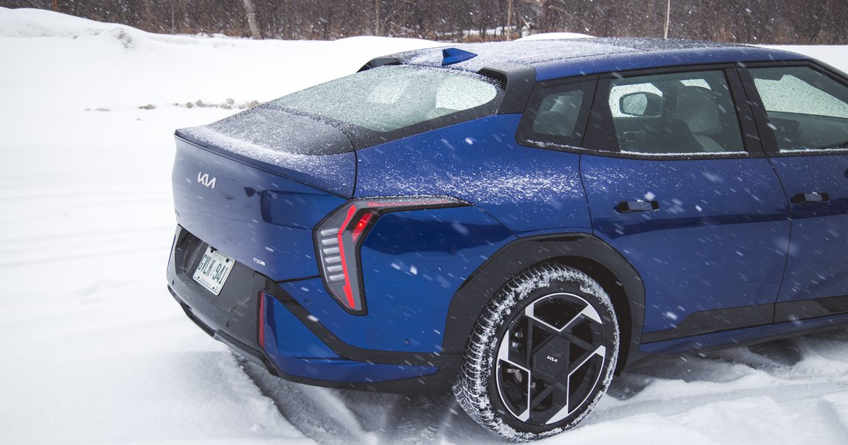 Kia EV4 vinter