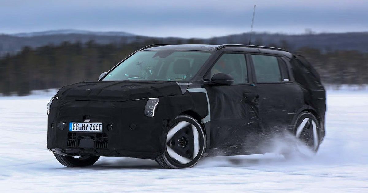 Kia EV5 på vinterføre