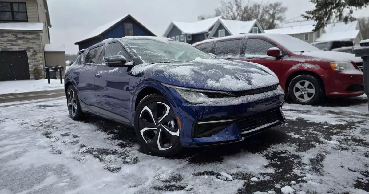 Kia EV6 vinter
