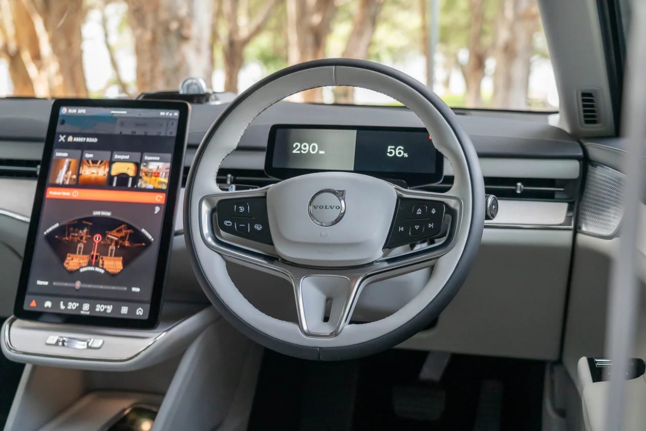 Interiør i Volvo ES90