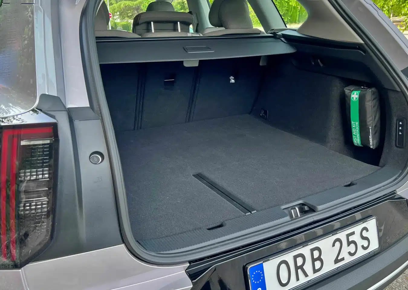 Bagasjerom i Volvo EX60